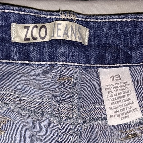ZCO Jean shorts sz 13 long - Picture 4 of 4